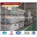 Heavy duty stackable wire mesh container/portable warehouse storage cage